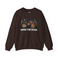 Load image into Gallery viewer, Open The Door – Orange Cat Gang Sweatshirt