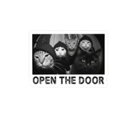 Load image into Gallery viewer, Open The Door - Kiss-Cut Vinyl Decal