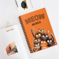 Load image into Gallery viewer, Meow Memos - Spiral Notebook

