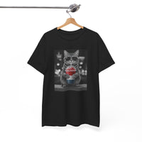 Load image into Gallery viewer, Cat Drinking Patriotic Slushie