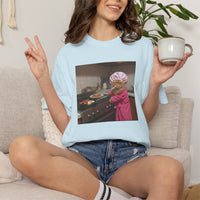 Load image into Gallery viewer, Orange Cat Cooking Breakfast