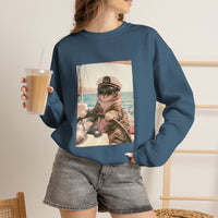 Load image into Gallery viewer, Captain Cat – Funny Sailing Cat Sweatshirt