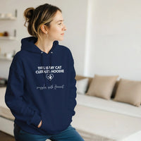 Load image into Gallery viewer, Personalized This Is My Cat Cuddles Hoodie
