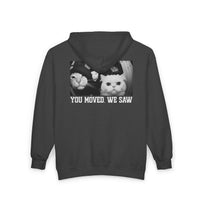 Load image into Gallery viewer, You Moved. We Saw, Full-Zip Hoodie