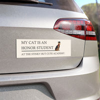 Load image into Gallery viewer, My Cat is an Honor Student - Car Magnet