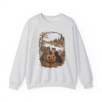 Load image into Gallery viewer, Cats &amp; Pumpkins Cozy Fall Sweatshirt