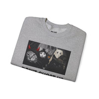 Load image into Gallery viewer, Don’t Ghost Us – Funny Halloween Cat Sweatshirt