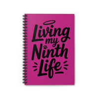 Load image into Gallery viewer, Living My Ninth Life - Spiral Notebook
