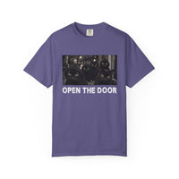 Load image into Gallery viewer, Open The Door – Black Cat Gang T-Shirt