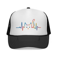 Load image into Gallery viewer, Cat Heartbeat, Trucker Cap