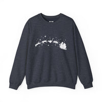 Load image into Gallery viewer, Santa's Cat Sleigh – Funny Christmas Cat Sweatshirt