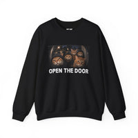 Load image into Gallery viewer, Open The Door – Orange Cat Gang Sweatshirt