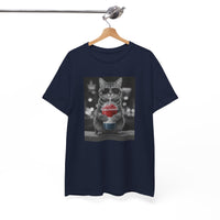 Load image into Gallery viewer, Cat Drinking Patriotic Slushie