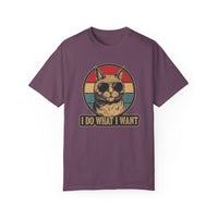 Load image into Gallery viewer, I Do What I Want. Cool Cat Unisex 100% Cotton T-shirt
