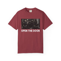 Load image into Gallery viewer, Open The Door – Black Cat Gang T-Shirt
