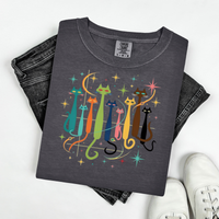 Load image into Gallery viewer, Vintage Cats 50s/60s Style, T-Shirt