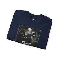 Load image into Gallery viewer, "We Have Questions" Cat Gang Sweatshirt Edition