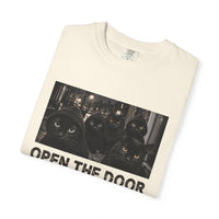 Load image into Gallery viewer, Open The Door – Black Cat Gang T-Shirt