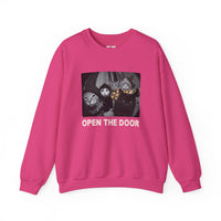 Load image into Gallery viewer, Open The Door – Christmas Cat Gang Sweatshirt