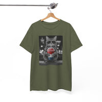 Load image into Gallery viewer, Cat Drinking Patriotic Slushie
