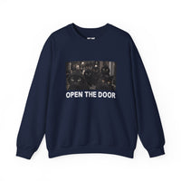 Load image into Gallery viewer, Cat Gang, Open The Door - Black Cats Sweatshirt