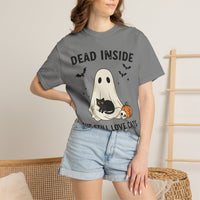 Load image into Gallery viewer, Dead Inside But Still Love Cats Halloween Cat T-Shirt