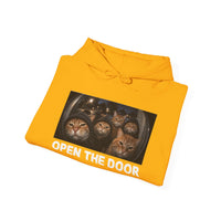 Load image into Gallery viewer, Open The Door- Orange Cat Gang Edition Hoodie