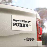 Load image into Gallery viewer, Powered By Purrs - Car Magnet