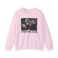 Load image into Gallery viewer, Open The Door – Christmas Cat Gang Sweatshirt