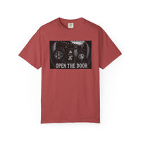 Load image into Gallery viewer, Cat Gang, Open The Door - Summer BBQ Edition T-Shirt