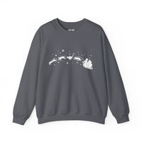 Load image into Gallery viewer, Santa's Cat Sleigh – Funny Christmas Cat Sweatshirt