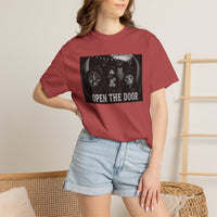 Load image into Gallery viewer, Cat Gang, Open The Door - Summer BBQ Edition T-Shirt