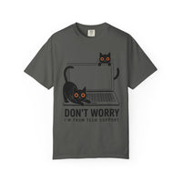 Load image into Gallery viewer, Don't Worry I'm From Tech Support Funny Cat T-Shirt