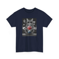 Load image into Gallery viewer, Cat Drinking Patriotic Slushie
