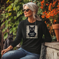 Load image into Gallery viewer, Catnip Made Me Do It, Funny Cat Short &amp; Long Sleeved Unisex Tshirt
