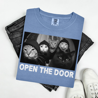 Load image into Gallery viewer, Cat Gang, T-Shirt - Open The Door Edition