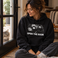 Load image into Gallery viewer, Open The Door Cat Gang Hoodie – Funny Cat Lover Hoodie