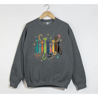 Load image into Gallery viewer, Vintage Cats 50s/60s Style, Sweatshirt