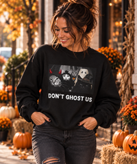 Load image into Gallery viewer, Don’t Ghost Us – Funny Halloween Cat Sweatshirt