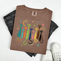 Load image into Gallery viewer, Vintage Cats 50s/60s Style, T-Shirt