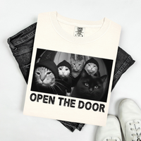 Load image into Gallery viewer, Cat Gang, T-Shirt - Open The Door Edition