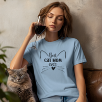 Load image into Gallery viewer, Best Cat Mom Ever, Unisex Crewneck T-shirt
