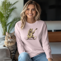 Load image into Gallery viewer, Rock Star Cat: Unisex Short, Longsleeve &amp; Racerback Shirt
