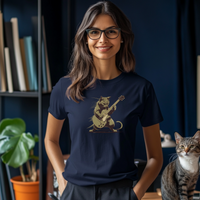 Load image into Gallery viewer, Rock Star Cat: Unisex Short, Longsleeve &amp; Racerback Shirt
