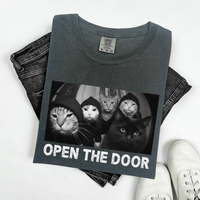 Load image into Gallery viewer, Cat Gang, T-Shirt - Open The Door Edition