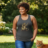 Load image into Gallery viewer, Rock Star Cat: Unisex Short, Longsleeve &amp; Racerback Shirt
