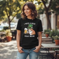 Load image into Gallery viewer, I Need a Beer Right Meow, St Patrick's Day