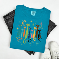 Load image into Gallery viewer, Vintage Cats 50s/60s Style, T-Shirt