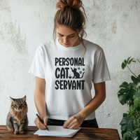 Load image into Gallery viewer, Personal Cat Servant -  Unisex T-Shirt,

