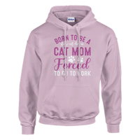 Load image into Gallery viewer, Born to Be a Stay at Home Cat Mom – Funny Cat Mom Shirt &amp; Hoodie